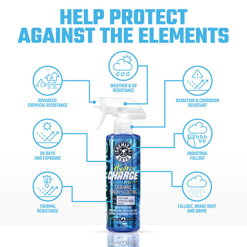 Chemical Guys HydroSlick SiO2 Ceramic Wax - 16oz Chemical Guys Car Waxes AXOPROS