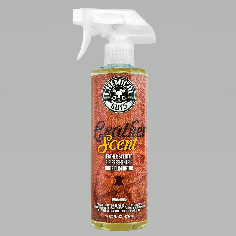 Chemical Guys Leather Scent Air Freshener & Odor Eliminator - 16oz Chemical Guys Surface Cleaners AXOPROS