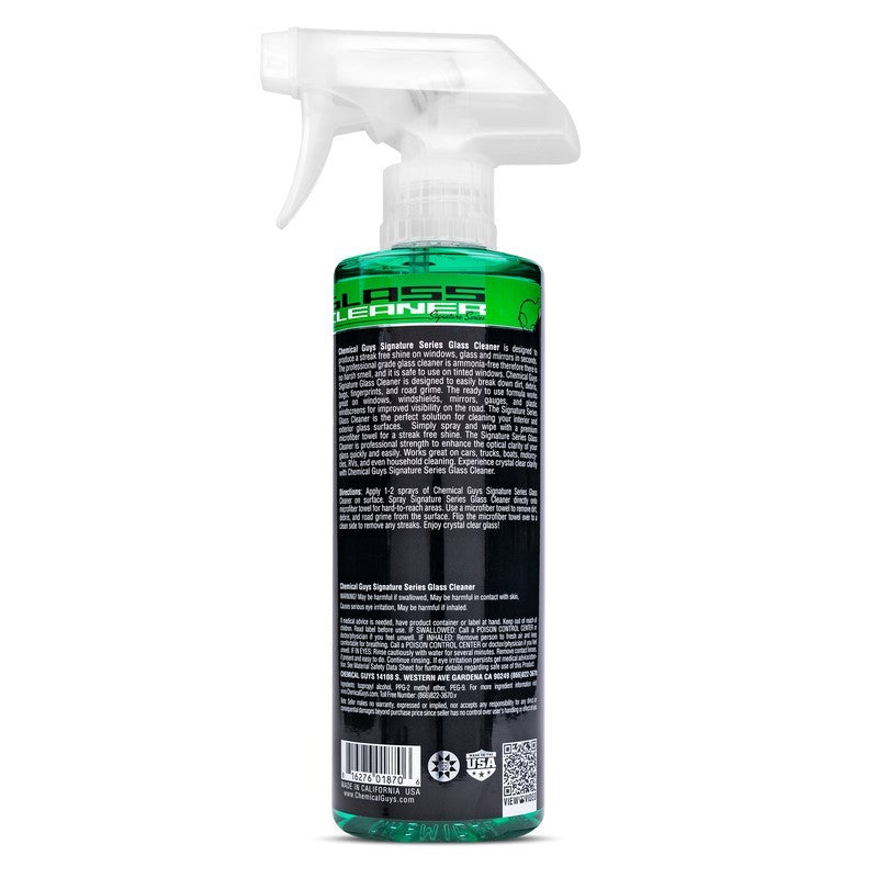 Chemical Guys Signature Series Glass Cleaner (Ammonia Free) -16oz Chemical Guys Window Cleaners AXOPROS