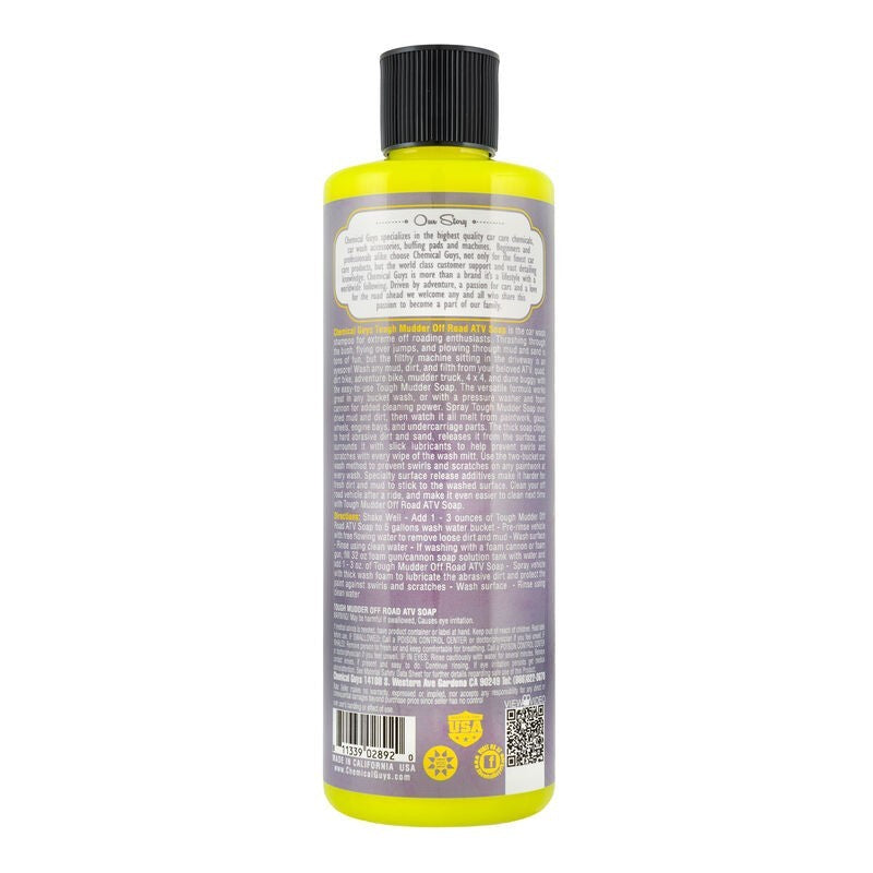 Chemical Guys Tough Mudder Off-Road Truck/ATV Heavy Duty Wash Soap - 16oz Chemical Guys Washes & Soaps AXOPROS