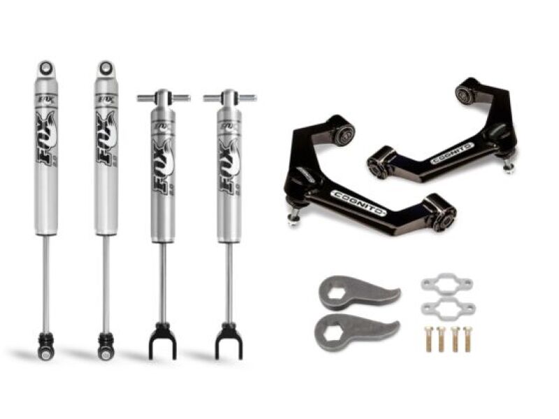 Cognito 11-19 Chevy/GMC Silv/Sierra 2500/3500 HD 2WD/4WD 3in Perf Leveling Kit w/ Fox PS 2.0 IFP Cognito Leveling Kits AXOPROS