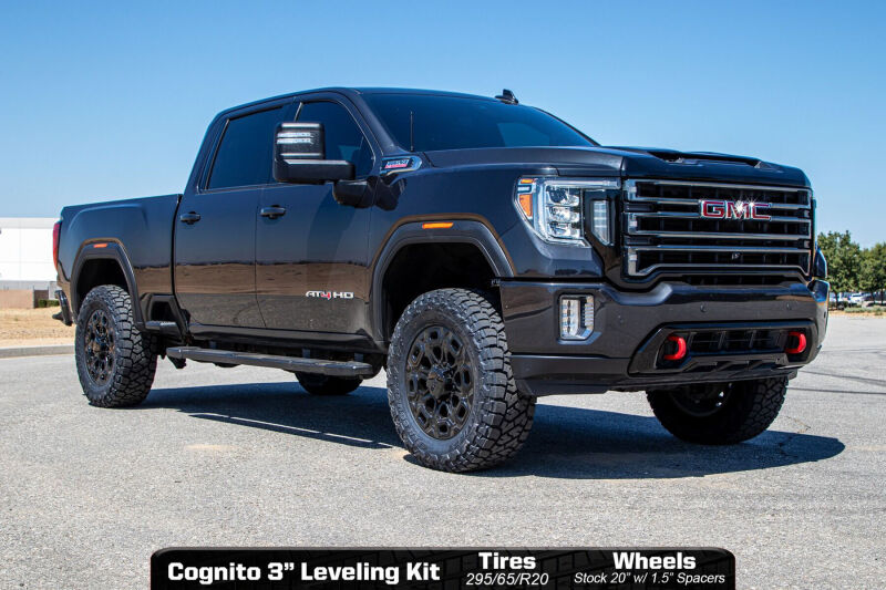 Cognito 20-24 Chevy/GMC Silverado/Sierra 2500/3500 HD 2WD/4WD 3in Standard Leveling Lift Kit Cognito Leveling Kits AXOPROS