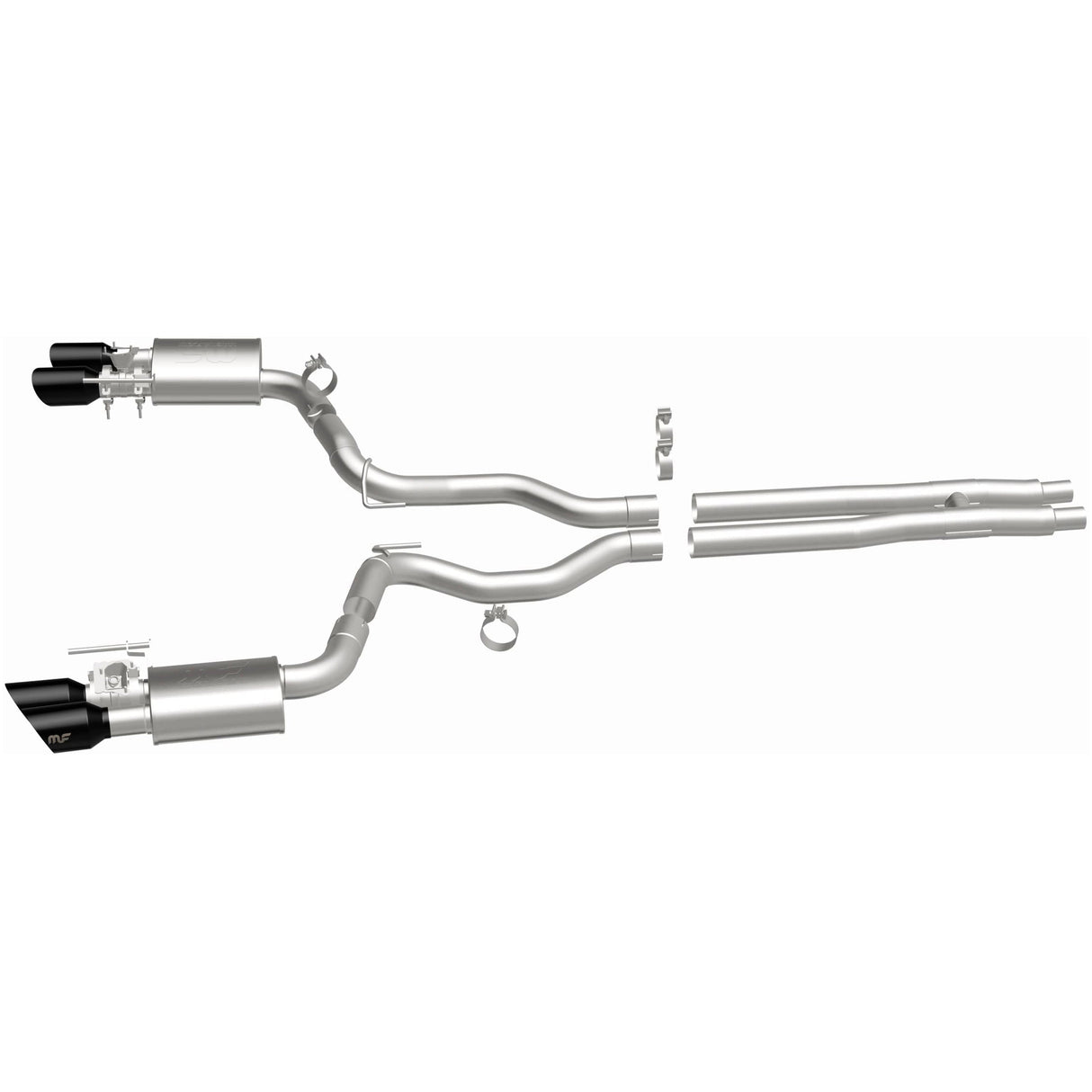 Competition Series Black Chrome Tips Cat-Back System MagnaFlow Exhaust Products Exhaust System Kit AXOPROS