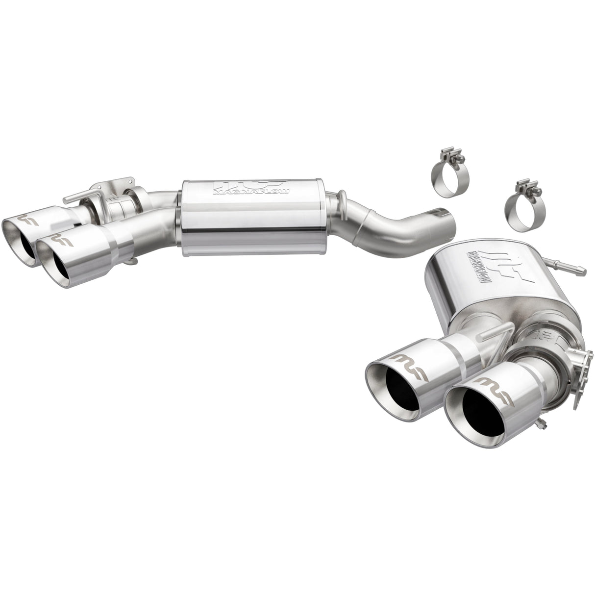 Competition Series Stainless Axle-Back System MagnaFlow Exhaust Products Exhaust System Kit AXOPROS
