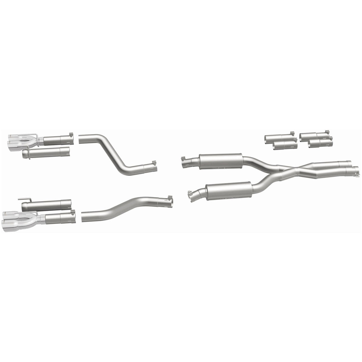 Competition Series Stainless Cat-Back System MagnaFlow Exhaust Products Exhaust System Kit AXOPROS