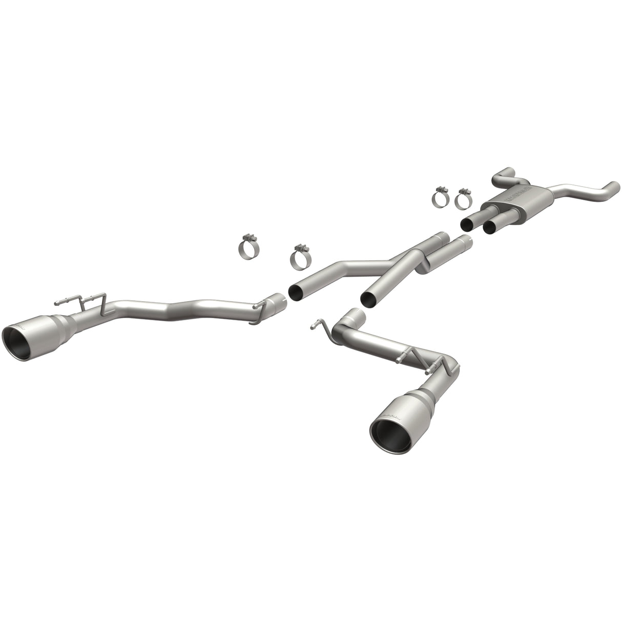 Competition Series Stainless Cat-Back System MagnaFlow Exhaust Products Exhaust System Kit AXOPROS