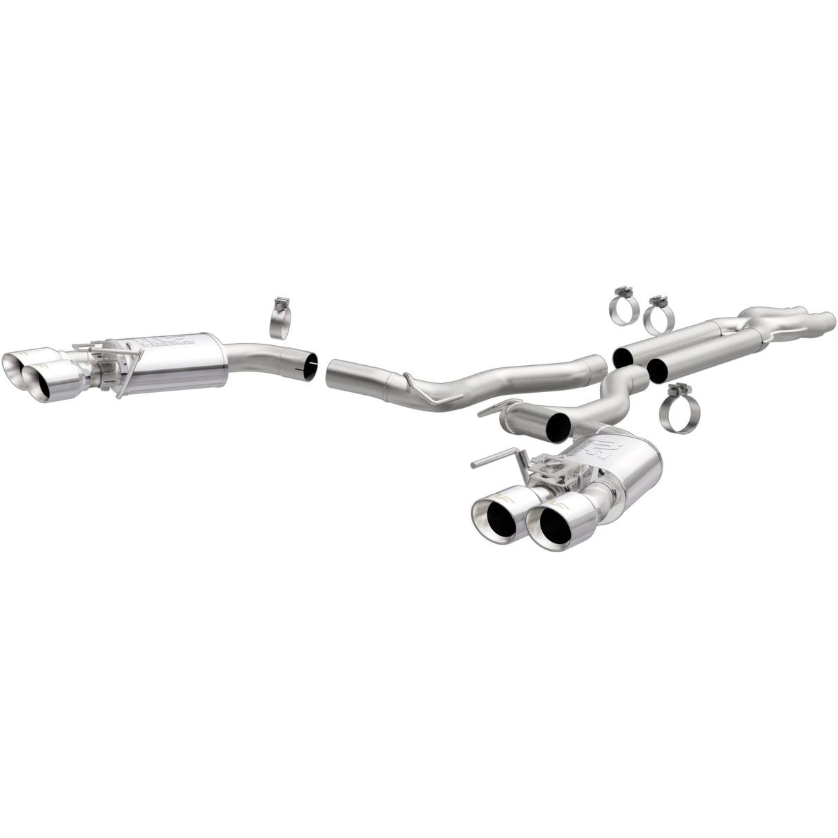 Competition Series Stainless Cat-Back System MagnaFlow Exhaust Products Exhaust System Kit AXOPROS