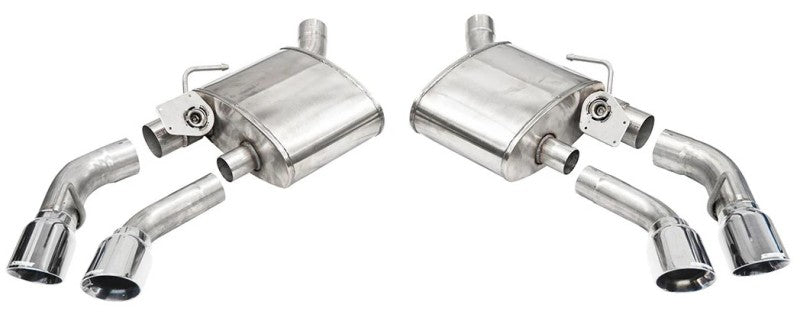 Corsa 16-24 Chevrolet Camaro SS/ZL1 6.2L V8 Polished Xtreme Axle-Back Exhaust (w/ Factory NPP Valve) CORSA Performance Axle Back  AXOPROS