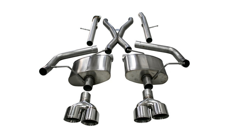 Corsa 18-21 Jeep Grand Cherokee TrackHawk 6.2L Xtreme Cat-Back Dual Rear Exit w/4.5in Polished Tips CORSA Performance Catback AXOPROS