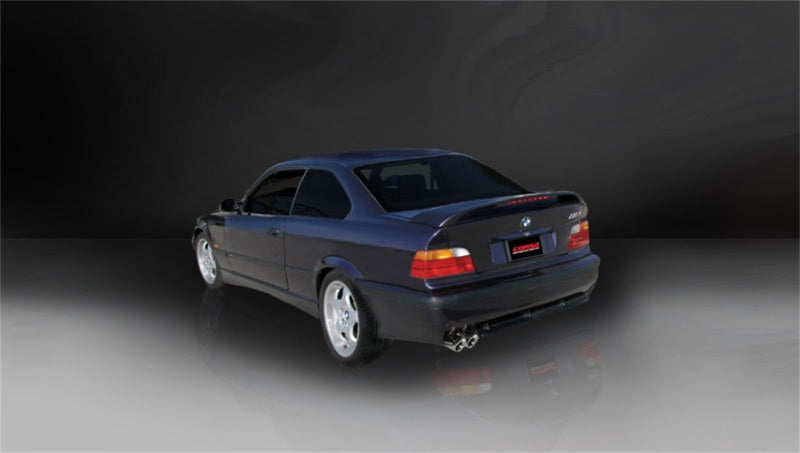 Corsa 1992-1999 BMW 325i/is Coupe E36 Polished Sport Cat-Back Exhaust CORSA Performance Catback AXOPROS