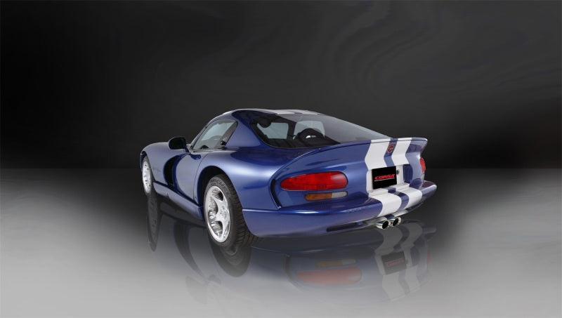 Corsa 1996-2002 Dodge Viper GTS 8.0L V10 Polished Sport Cat-Back Exhaust w/3in Inlet CORSA Performance Catback AXOPROS
