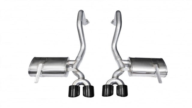 Corsa 1997-2004 Chevrolet Corvette C5 Z06 5.7L V8 Black Xtreme Axle-Back Exhaust CORSA Performance Axle Back  AXOPROS
