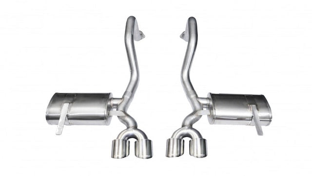 Corsa 1997-2004 Chevrolet Corvette C5 Z06 5.7L V8 Polished Xtreme Axle-Back Exhaust CORSA Performance Axle Back  AXOPROS