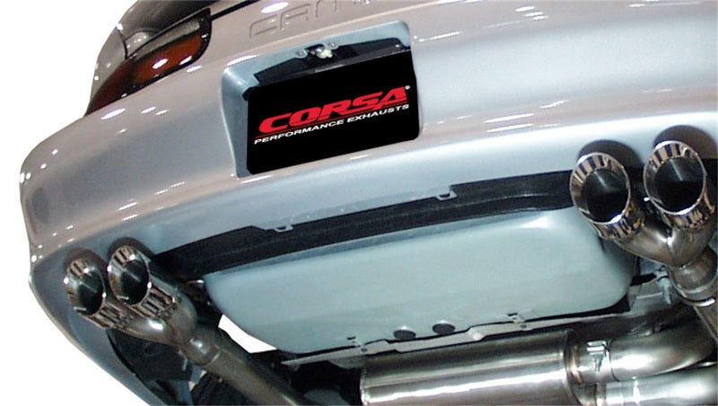 Corsa 1998-2002 Chevrolet Camaro Convertible Z28 5.7L V8 LS1 Polished Sport Cat-Back Exhaust CORSA Performance Catback AXOPROS
