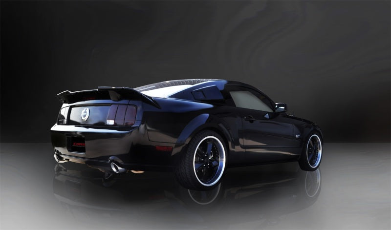 Corsa 2005-2010 Ford Mustang Shelby GT500 5.4L V8 Polished Sport Axle-Back Exhaust CORSA Performance Axle Back AXOPROS
