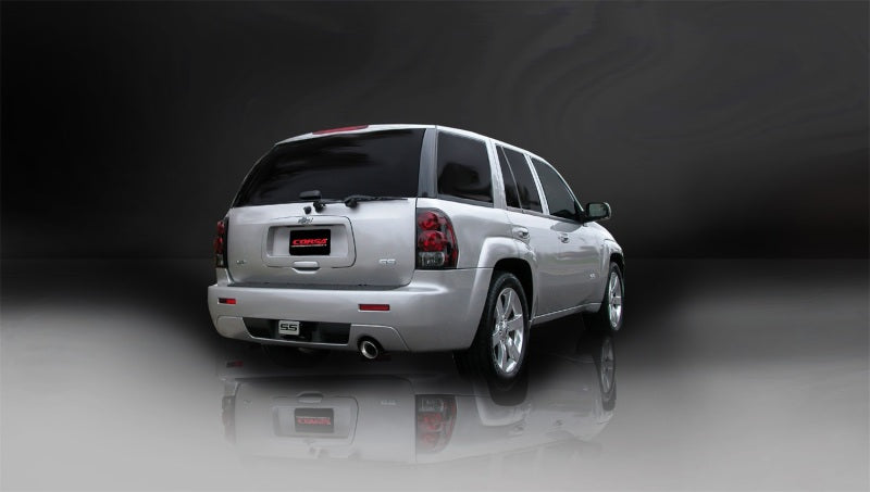 Corsa 2006-2008 Chevrolet Trailblazer SS 6.0L V8 Polished Sport Cat-Back Exhaust CORSA Performance Catback AXOPROS