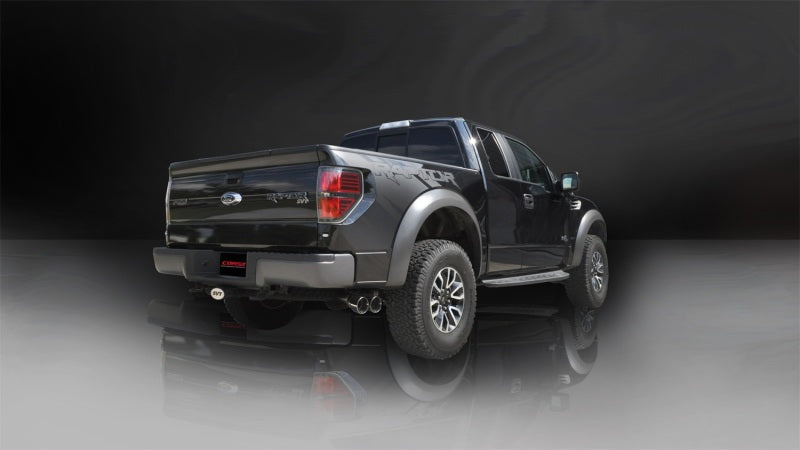 Corsa 2011-14 Ford F-150 Raptor 6.2L V8 144in Wheelbase Xtreme Cat-Back Resonator Delete Kit Exhaust CORSA Performance Resonators  AXOPROS