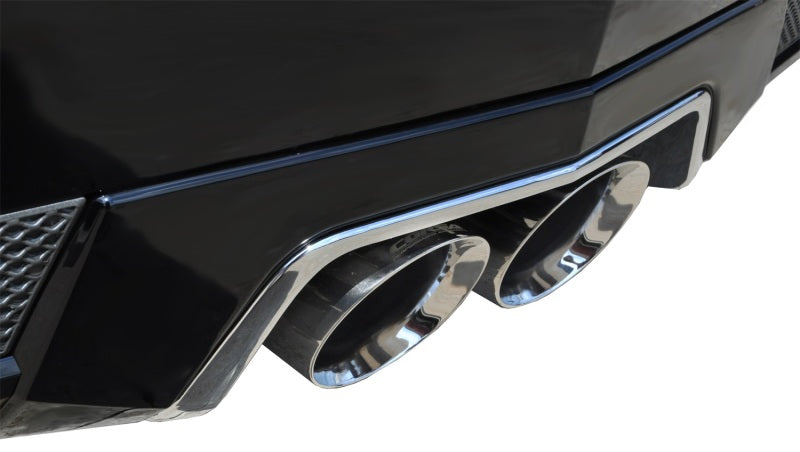 Corsa 2011-2015 Cadillac CTS Coupe V 6.2L V8 Polished Sport Axle-Back Exhaust CORSA Performance Axle Back AXOPROS