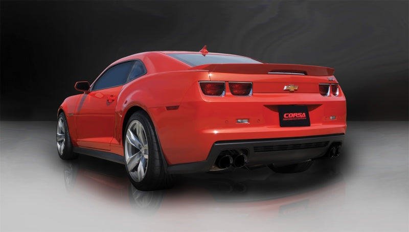 Corsa 2012-2015 Chevrolet Camaro Coupe ZL1 6.2L V8 Black Sport Cat-Back + XO Exhaust CORSA Performance Catback AXOPROS
