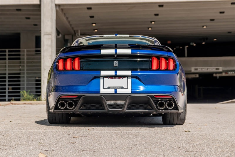 Corsa 2015-2020 Ford Mustang GT350/R 5.2L V8 Dual Rear Cat-Back- Stainless Dual Rear Exit CORSA Performance Catback AXOPROS