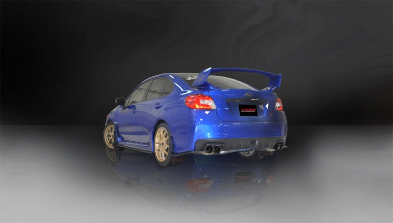 Corsa 2015-2021 Subaru WRX Cat Back Exhaust Black Quad 3.5in Tips *Sport* CORSA Performance Catback AXOPROS