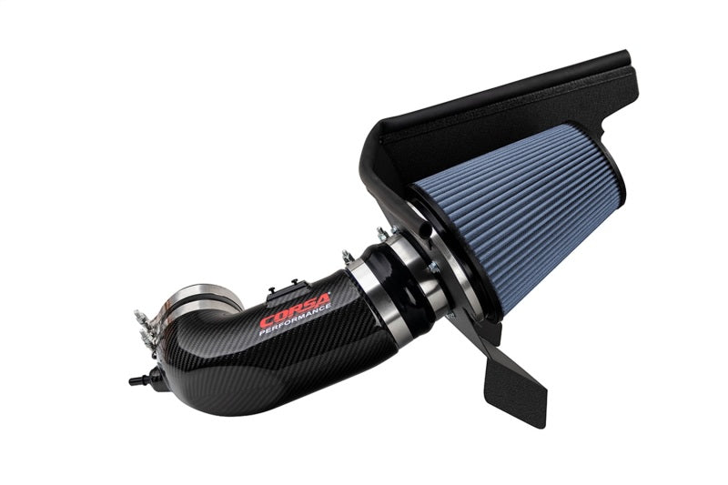 Corsa 2017-2023 Chevrolet Camaro ZL1 Carbon Fiber Air Intake w/ MaxFlow 5 Oil Filtration CORSA Performance Cold Air Intakes AXOPROS
