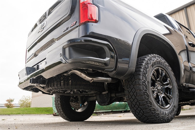 Corsa 2022-2024 Chevrolet Silverado 1500 Cat-Back Dual Rear Exit with Turn Down Tail Pipes CORSA Performance Catback AXOPROS