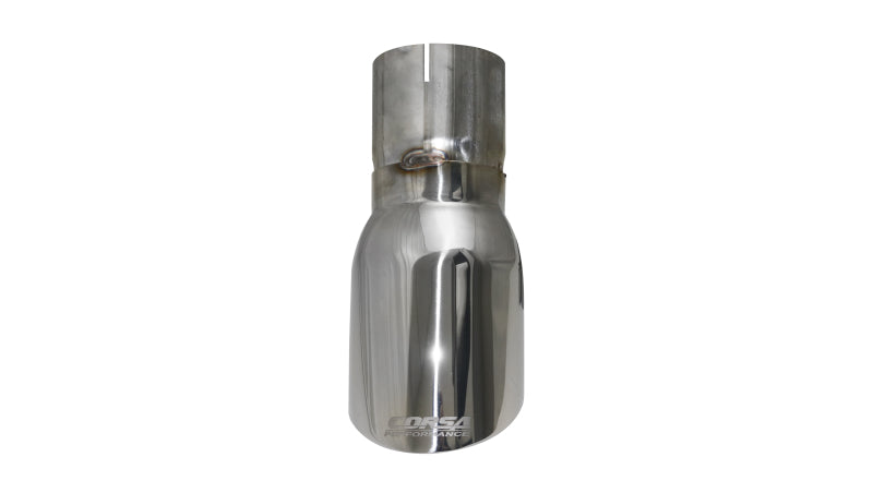 Corsa Single Universal 3.0in Inlet / 4in Outlet Polished Pro-Series Tip Kit CORSA Performance Tips AXOPROS