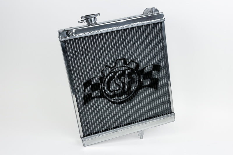 CSF 03-07 Mitsubishi Lancer EVO 7/8/9 1/2 Size Radiator - Polished CSF Radiators  AXOPROS
