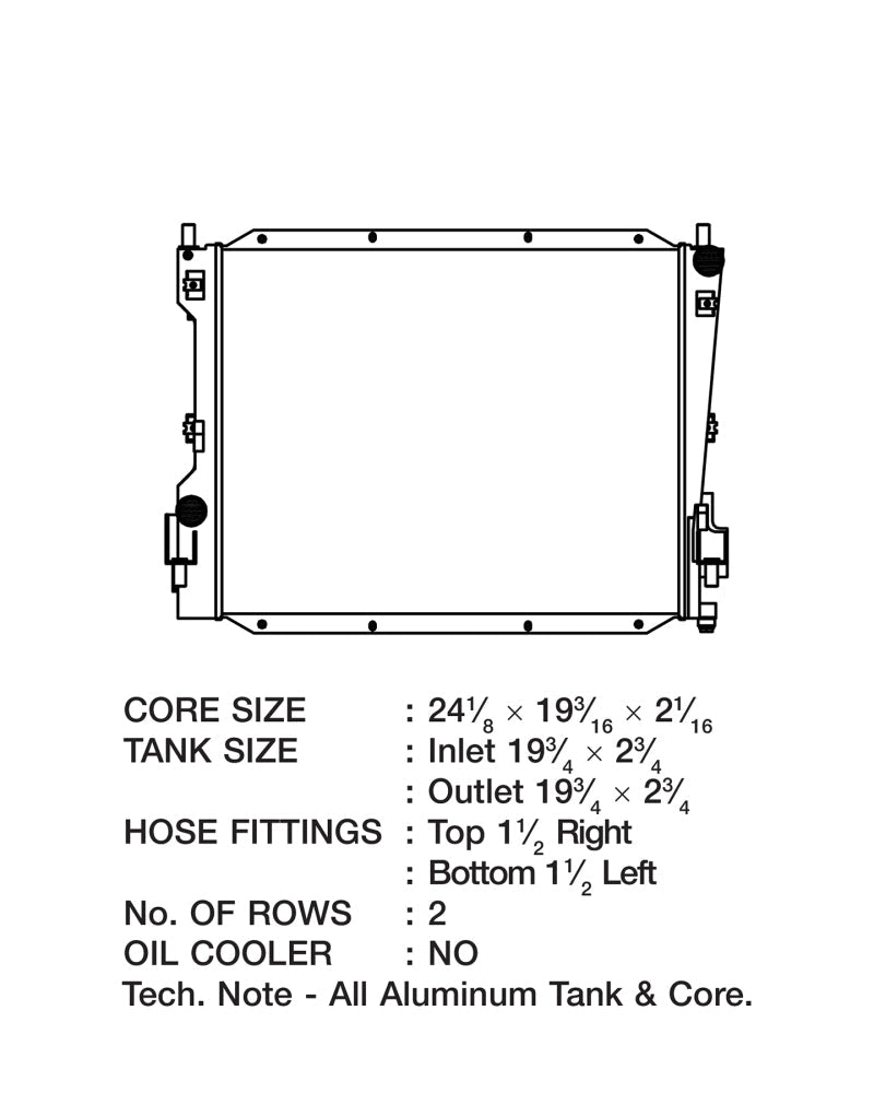 CSF 05-14 Ford Mustang Radiator CSF Radiators  AXOPROS
