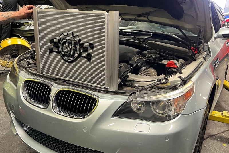CSF 06-10 BMW E60 M5 / 06-10 BMW E63/E64 M6 Aluminum High-Performance Radiator CSF Radiators AXOPROS