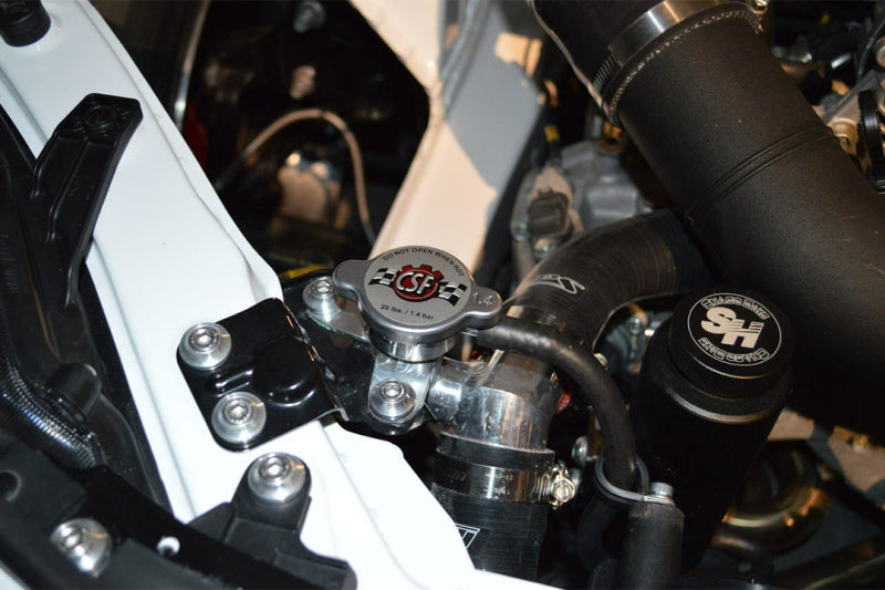 CSF 13+ BRZ / 13-20 Toyota 86 / 22+ GR86 Aluminum Filler Neck w/ High Pressure Radiator Cap CSF Radiators AXOPROS