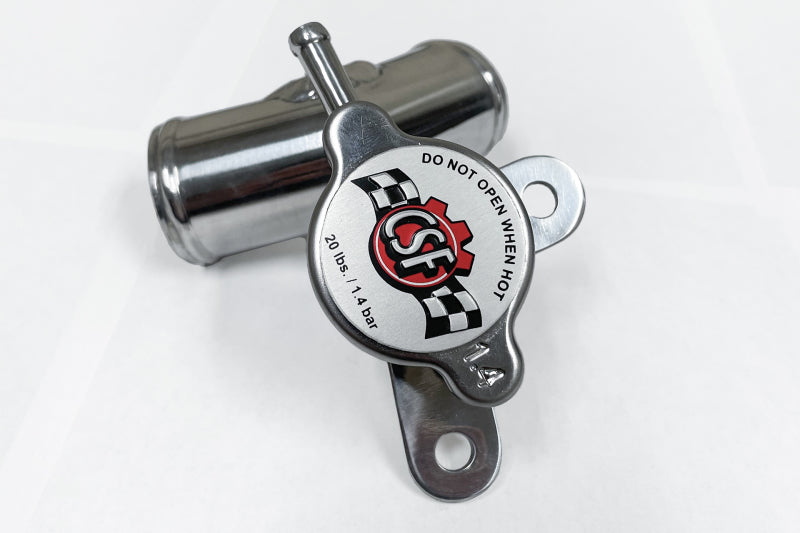 CSF 13+ BRZ / 13-20 Toyota 86 / 22+ GR86 Aluminum Filler Neck w/ High Pressure Radiator Cap CSF Radiators AXOPROS