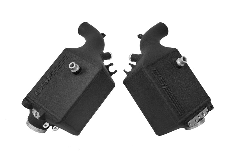 CSF 16-21 BMW M5 (F90) / 17-21 BMW M8 (F91/F92/F93) Twin Charge-Air-Cooler Set - Crinkle Black CSF Intercoolers AXOPROS