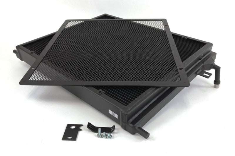CSF 2014+ BMW M3/M4 (F8X) Front Mount Heat Exchanger w/Rock Guard - Black CSF Radiators  AXOPROS