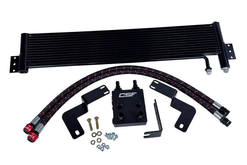 CSF 2021+ Ford Bronco 2.7L EcoBoost External Transmission Oil Cooler Kit CSF Transmission Coolers AXOPROS