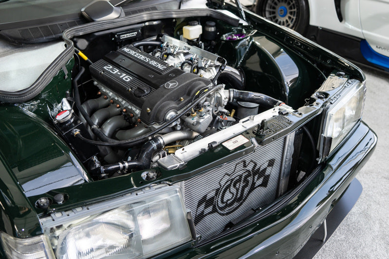 CSF 84-88 Mercedes-Benz W201 190E 2.3L - 16 w/ A/C High Performance Aluminum Radiator CSF Radiators  AXOPROS