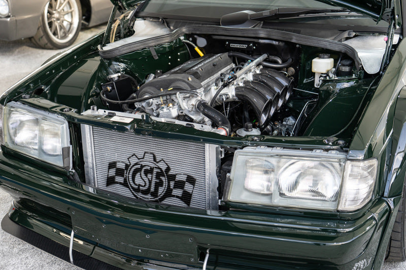 CSF 84-88 Mercedes-Benz W201 190E 2.3L - 16 w/ A/C High Performance Aluminum Radiator CSF Radiators  AXOPROS