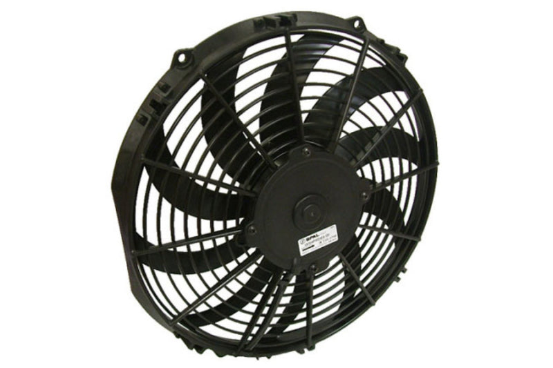 CSF 92-00 Honda Civic All-Aluminum Fan Shroud w/12in SPAL Fan - Black Finish CSF Radiators  AXOPROS