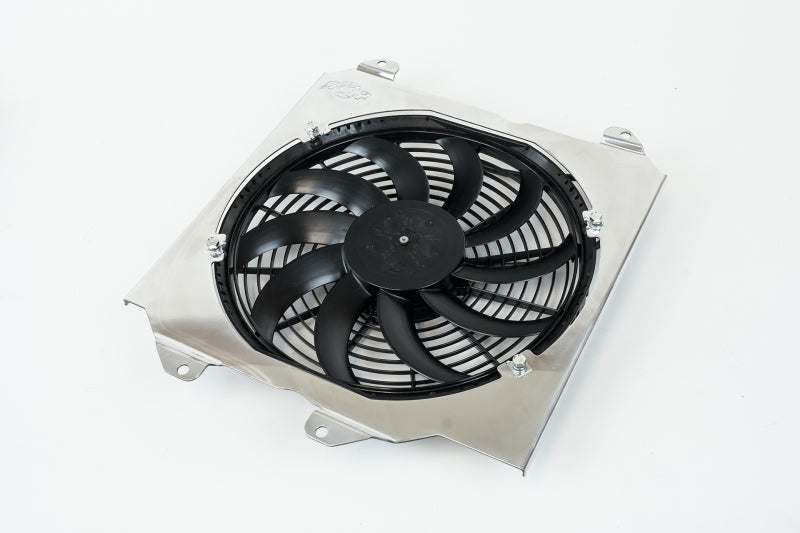 CSF 92-00 Honda Civic All-Aluminum Fan Shroud w/12in SPAL Fan CSF Fans & Shrouds AXOPROS