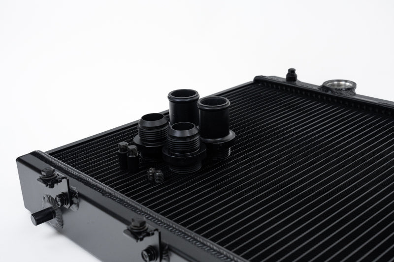 CSF 92-00 Honda Civic w/K-Swap V3 Radiator - Black Finish CSF Radiators  AXOPROS