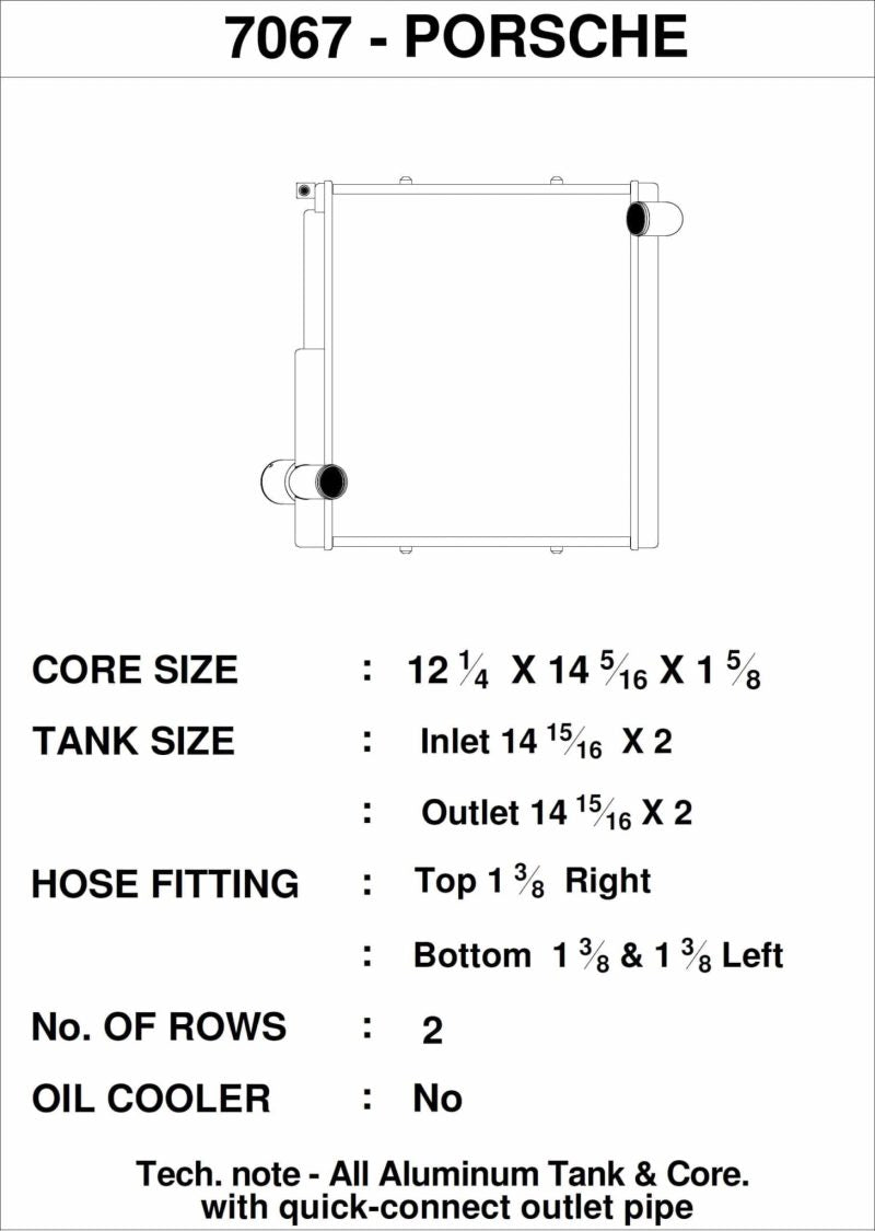 CSF Porsche 911 Carrera (991.1) / Porsche Boxster (981) / Porsche GT4 (991) - Right Side Radiator CSF Radiators  AXOPROS