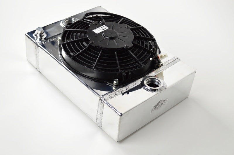 CSF Universal Drag Race / Tuck Radiator w/9in Spal Fan - 10.5in H x 10in L x 3.6in W CSF Radiators AXOPROS