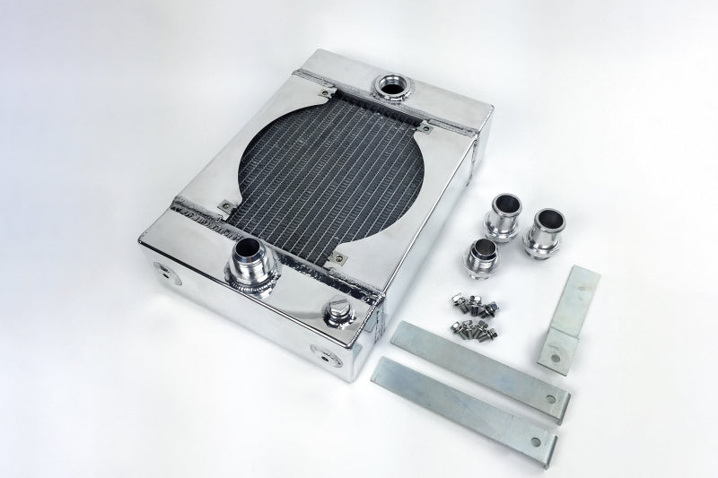 CSF Universal Drag Race / Tuck Radiator w/9in Spal Fan - 10.5in H x 10in L x 3.6in W CSF Radiators AXOPROS
