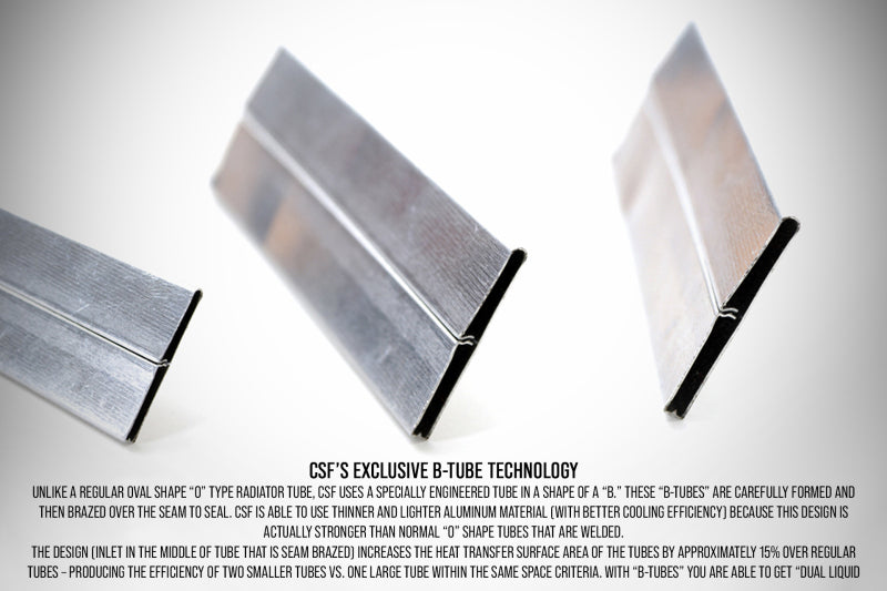 CSF Universal Triple Pass Dual Core Radiator w/AN Fittings CSF Radiators AXOPROS