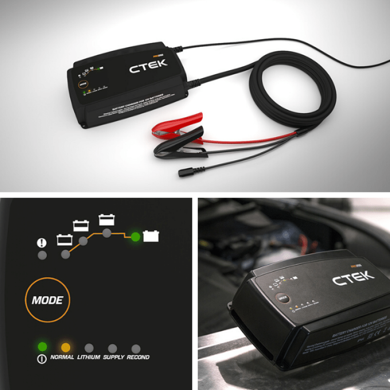 CTEK PRO25S Battery Charger - 50-60 Hz - 12V CTEK Battery Chargers  AXOPROS