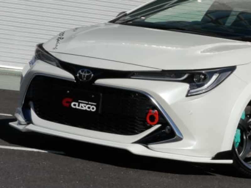 Cusco 19+ Toyota Corolla Hatchback Front Lip Spoiler (Primer/Unpainted) Cusco Lips & Splitters  AXOPROS