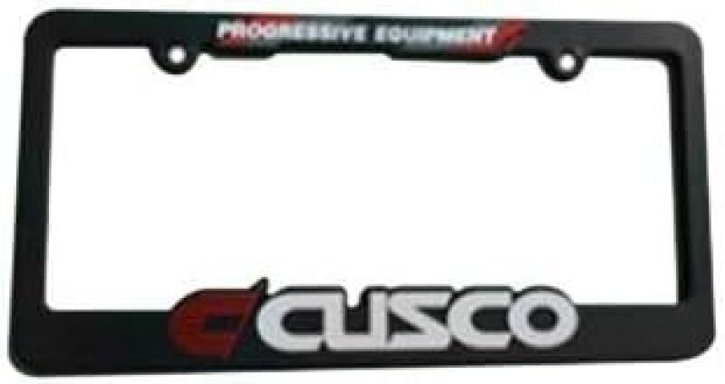 Cusco License Plate Frame Black Usdm Spec Limited Cusco License Plate Relocation AXOPROS
