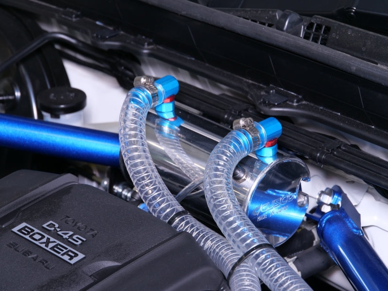 Cusco Oil Catch Tank Set Horizontal Mount 0.6L Round Type 17-22 GR86 / 13-22 BRZ / 13-16 FR-S Cusco Oil Catch Cans AXOPROS