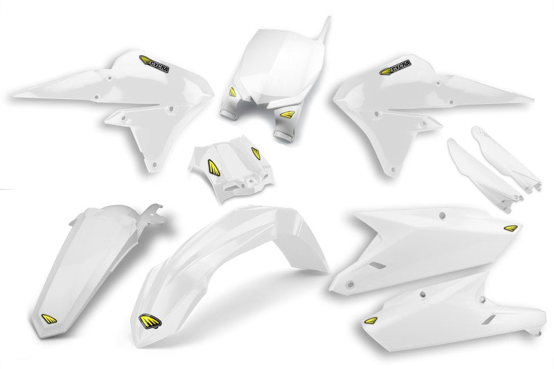 Cycra 14-18 Yamaha YZ250F-450F Powerflow Body Kit - White Cycra Plastics  AXOPROS